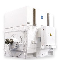 High-voltage asynchronous compressor drive motors